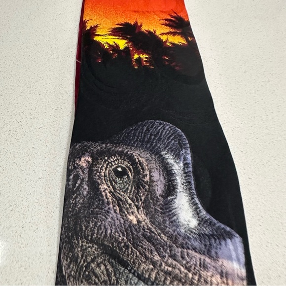 Vintage Jurassic park brachiosaurus 100% Italian silk tie - Picture 14 of 16